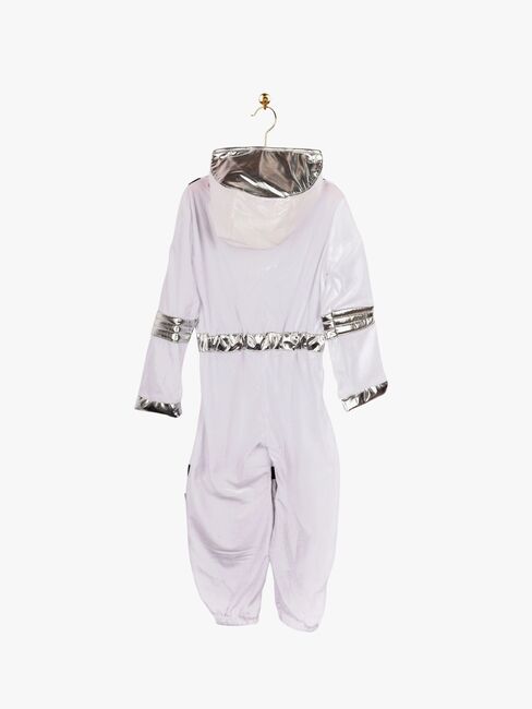Den Goda Fen Astronaut Heldragt Velour Udklædning 116, Hvid F10235M-2986_3b.jpg