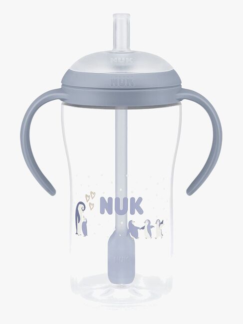 NUK Perfect Match Øvekop med Sugerør 260 ml, Penguin N2163-20-4552_2.jpg