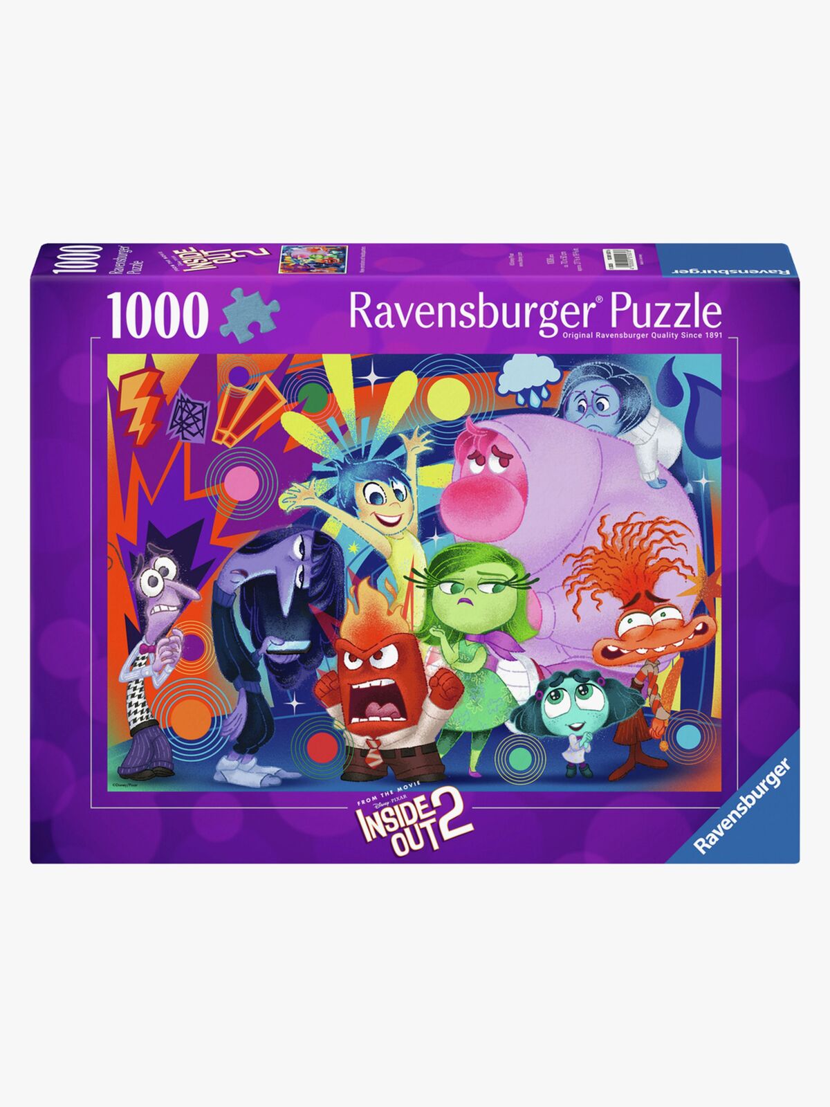 Ravensburger Inderst Inde 2 Puslespil 1000 Brikker