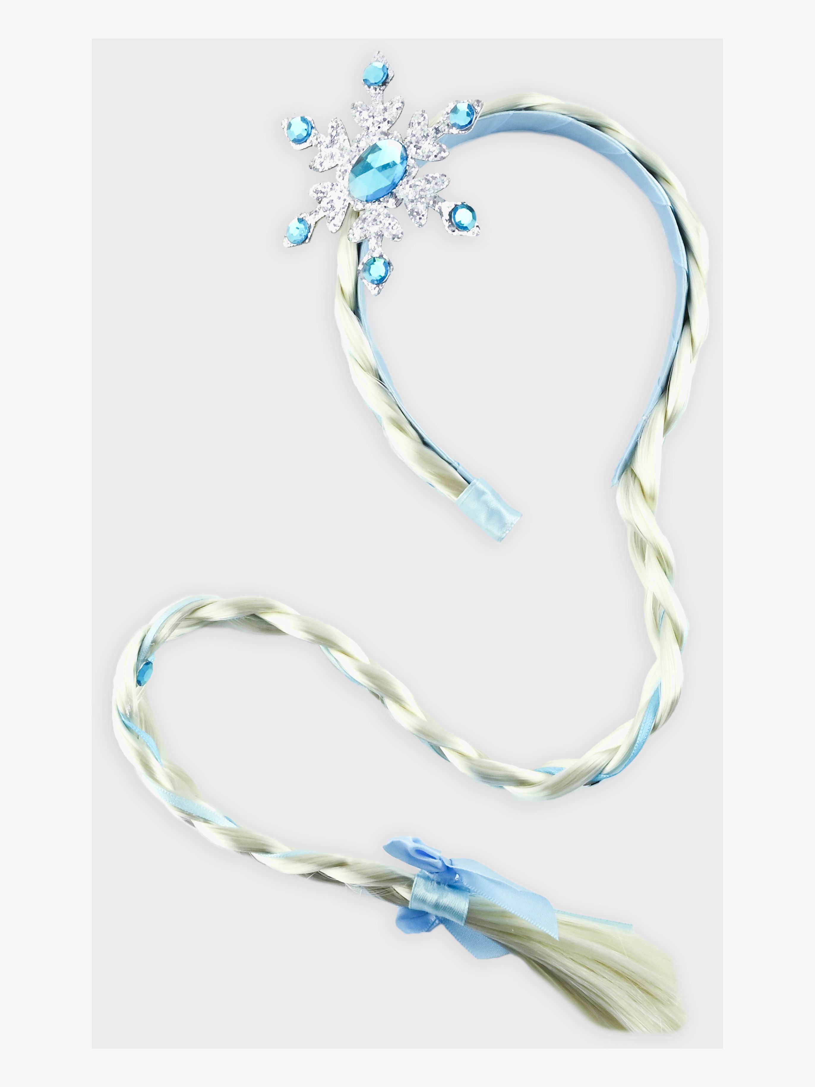 Den Goda Fen Kostume Isprinsesse Diadem med Fletning 70 cm