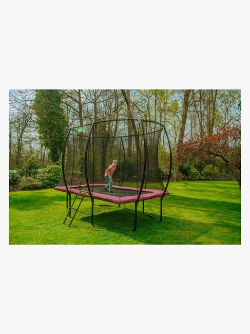 EXIT Silhouette Trampolin inkl. Sikkerhedsnet 214x305 cm, Pink