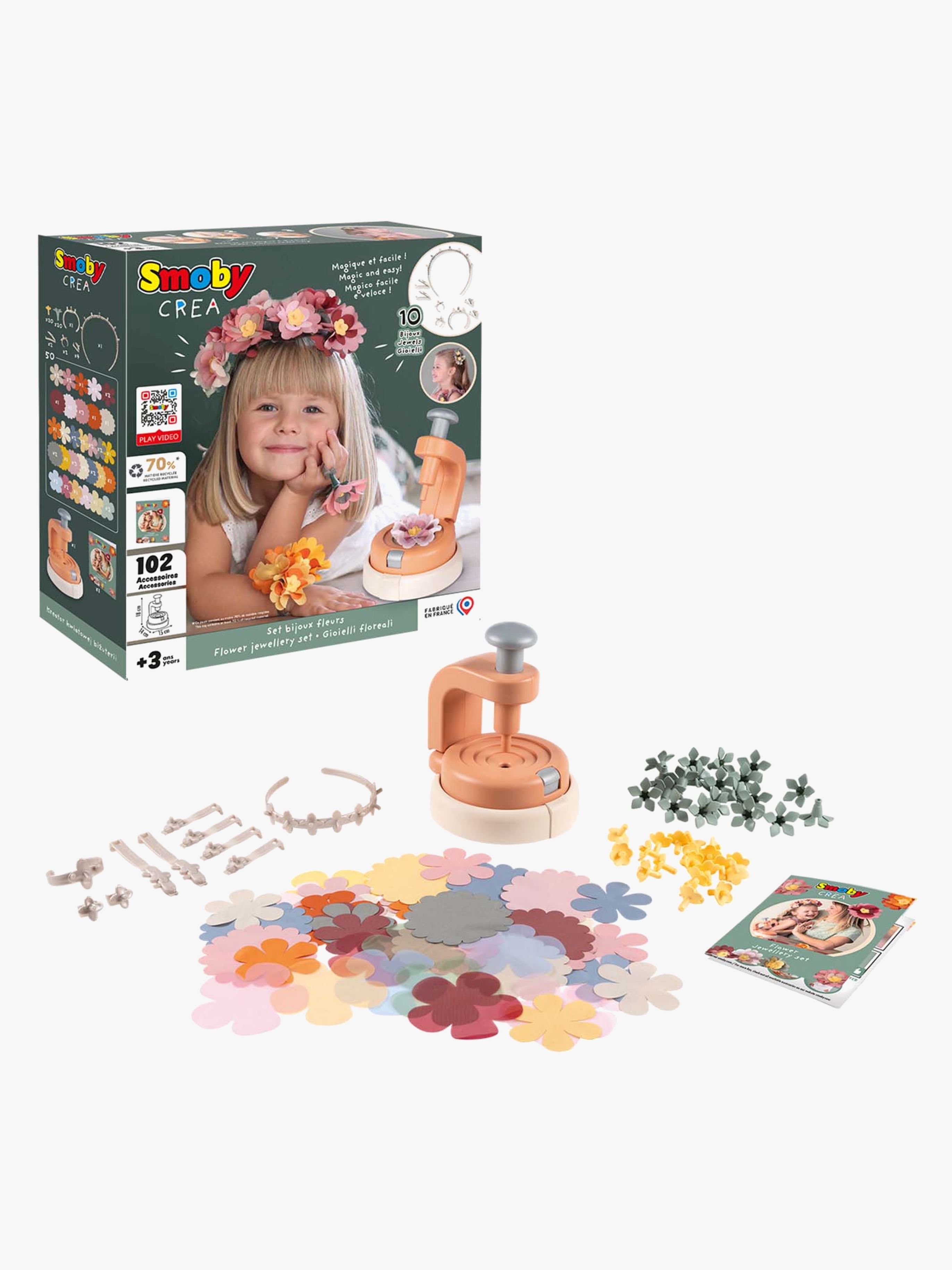 Smoby DIY Smykkesæt Blomster