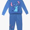 Disney Lilo & Stitch-sæt med sweater og bukser, blå