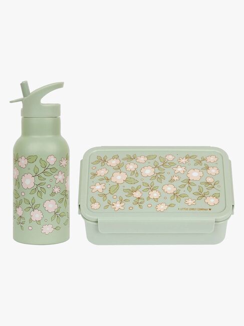 A Little Lovely Company Madkasse & Flaske, Blossoms Sage