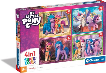 Clementoni Puslespil My Little Pony 4-in-1