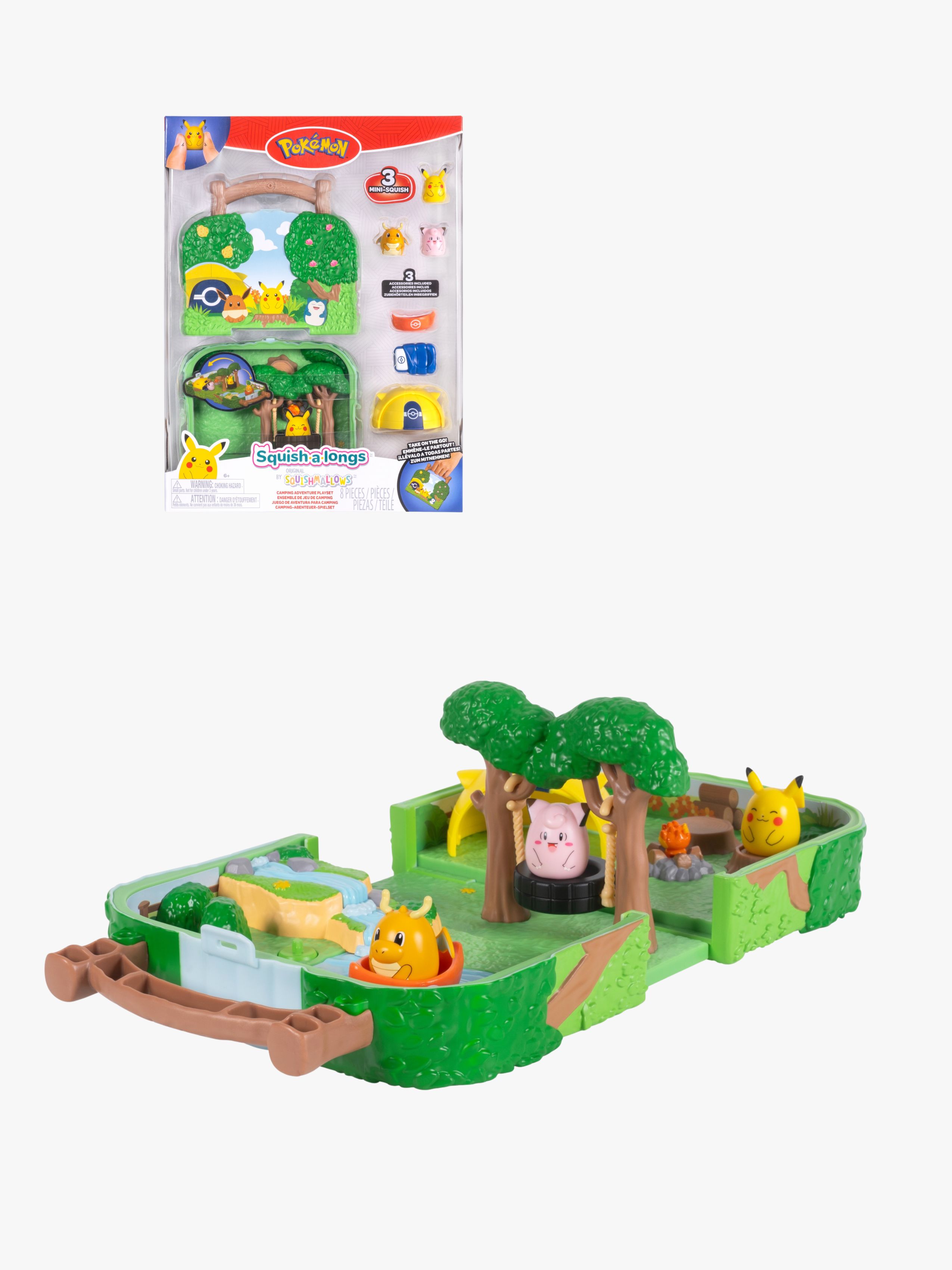 Pokémon Squishalongs Legesæt Camping