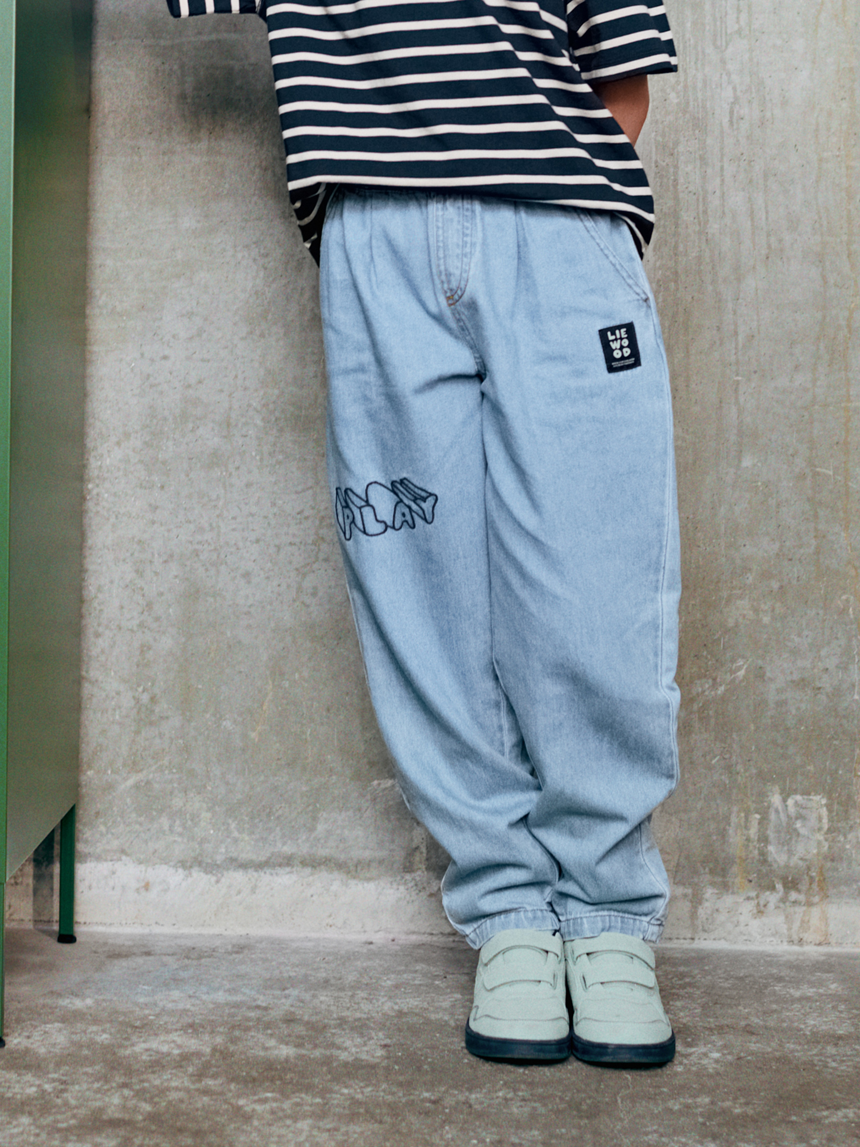 LIEWOOD Borris Light Placement Denim Bukser, Play/Denim, 110