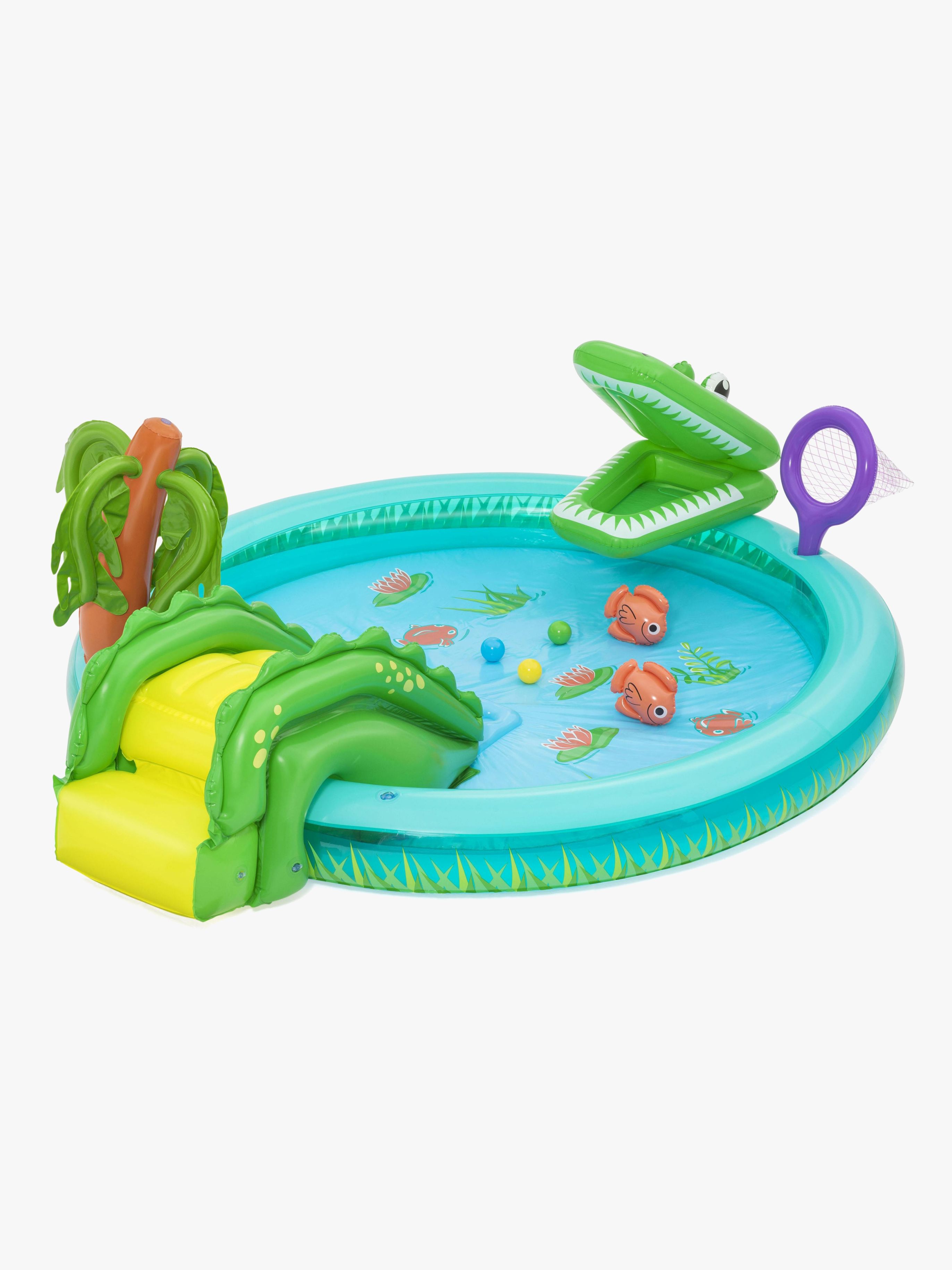 Bestway Krokodille Cove Sprinkler Pool, Badebassin til børn