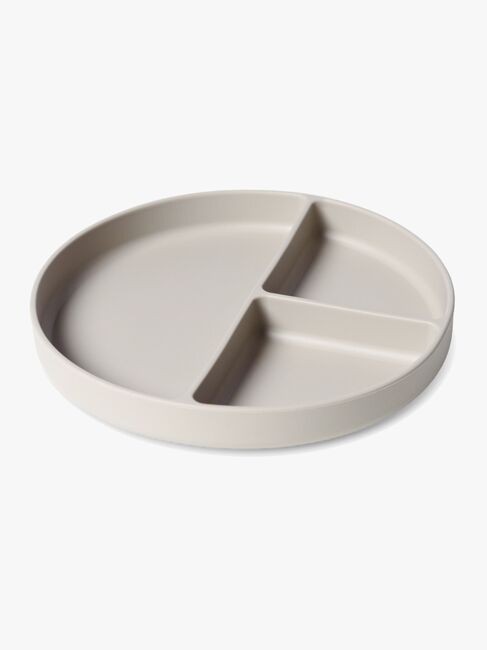 nuuroo Mingo Opdelt Tallerken Silikone, Cobblestone