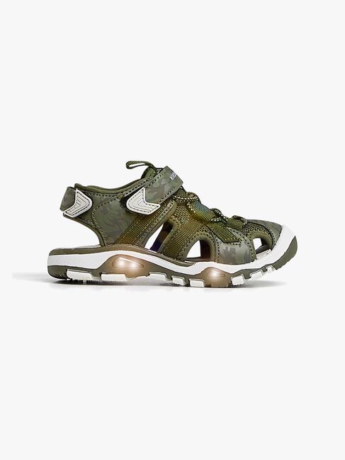 Nordbjørn Safari Blinkesandaler, Green Khaki