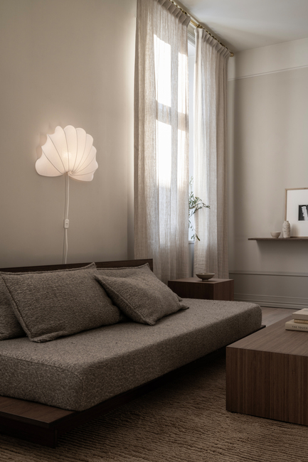 Watt & Veke Anna Væglampe L, Cotton White