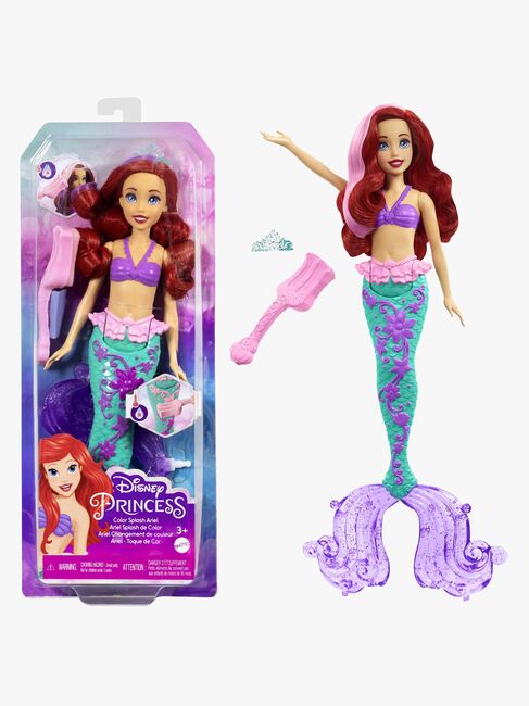 Disney Den Lille Havfrue Dukke Color Splash Ariel