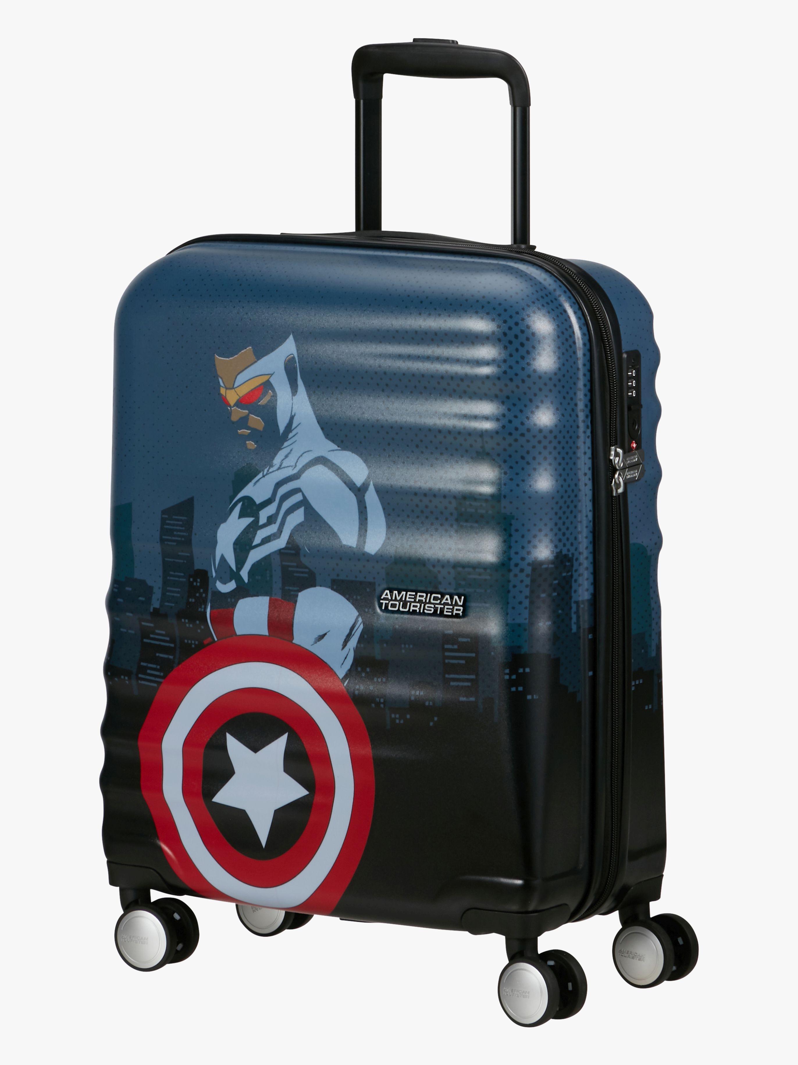 American Tourister Wavebreaker Kuffert 36L, Marvel Captain America City