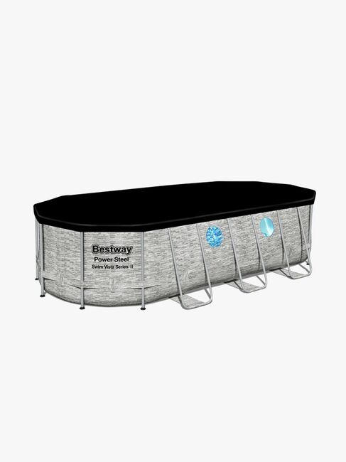 Bestway Power Steel Swim Vista Series Oval poolsæt 549x274x122 cm
