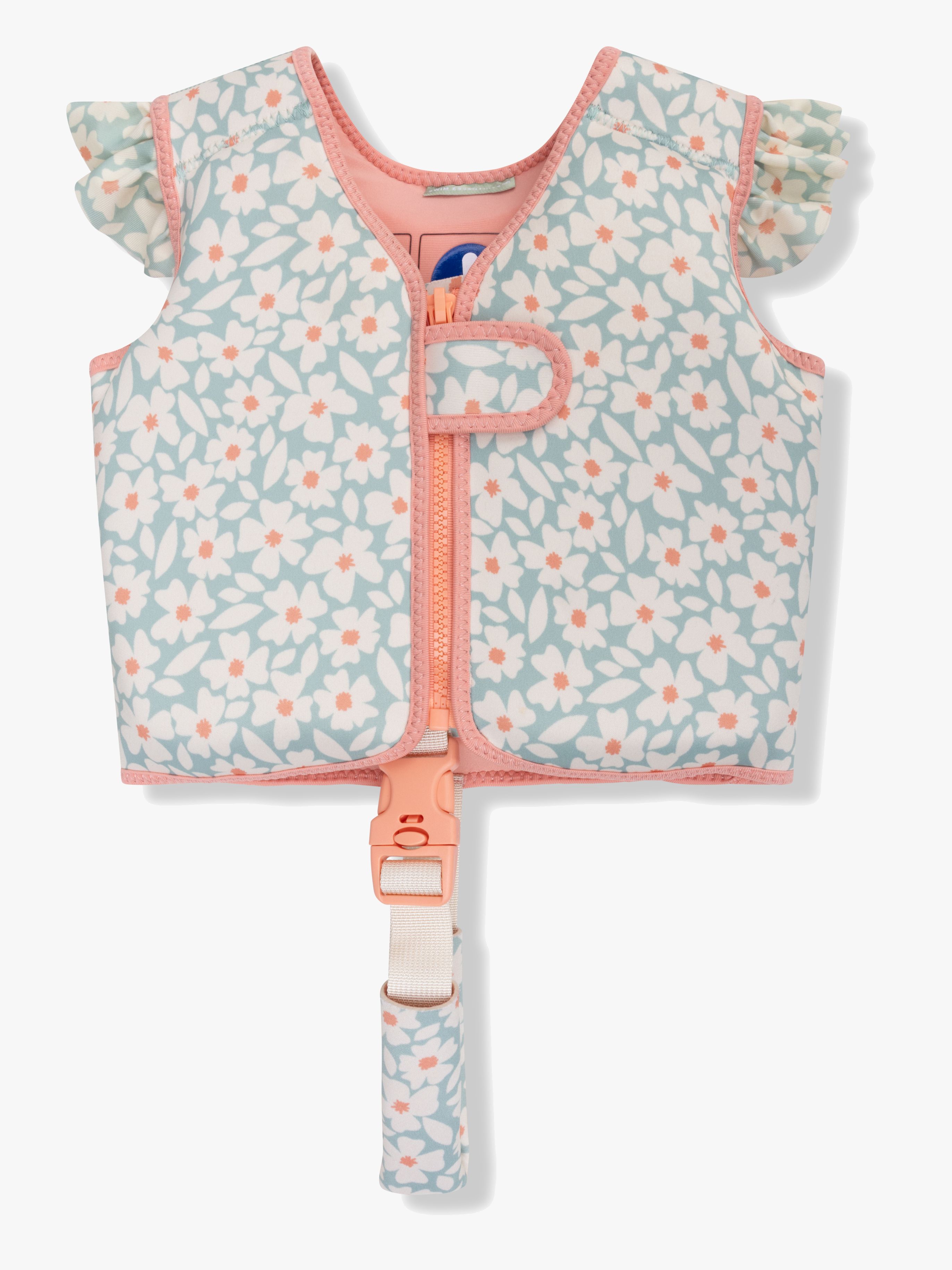 Swim Essentials Svømmevest, Florish Green, 2-3 år