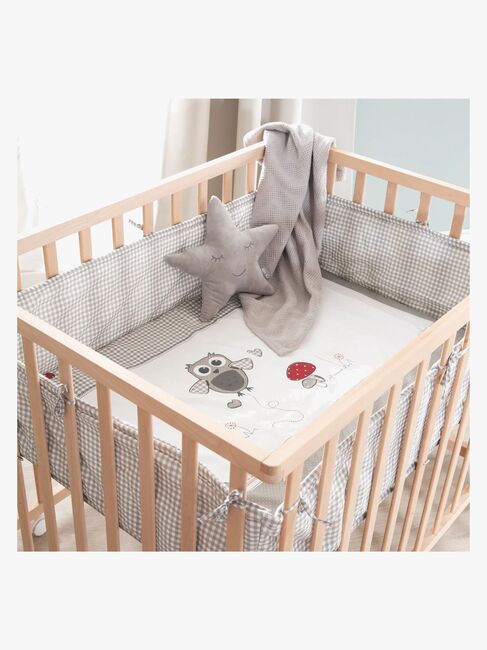 Roba Kravlegård med Hjul, Adam & Owl Wood