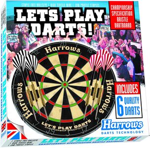 Harrows Let's Play Darts Set Dartskive