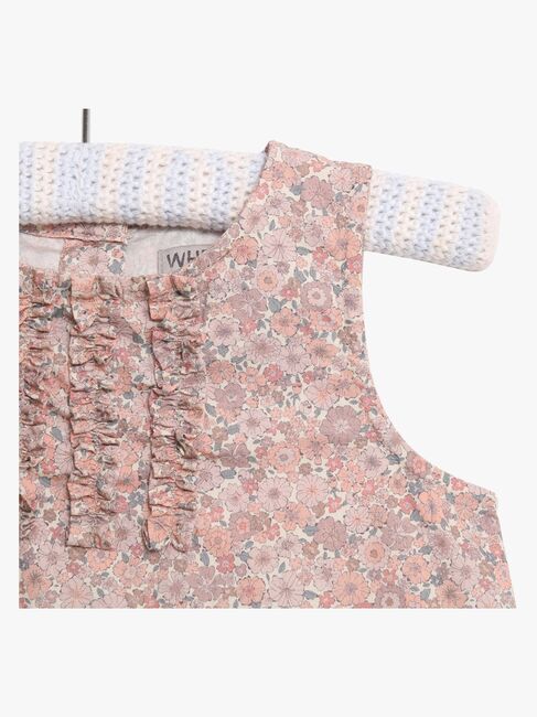 Wheat Breathe Kortærmet Bluse, Powder Flowers