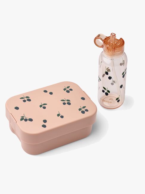 LIEWOOD Chelsey  Mønstret Madkasse-sæt, Berry/Pale Tuscany