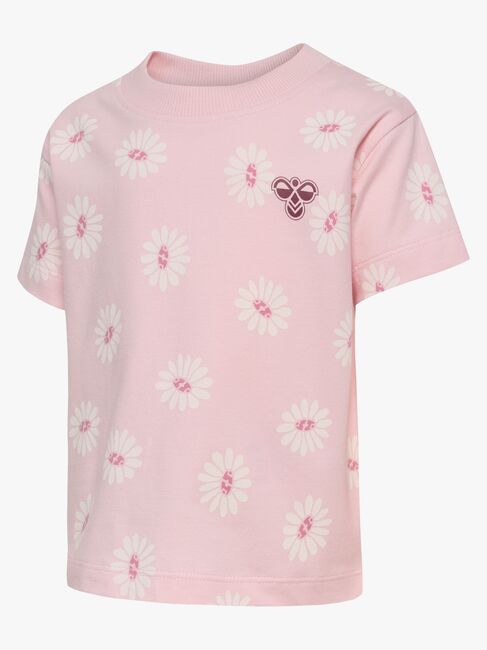 Hummel Mini Loose Flower T-shirt, Pale Lilac