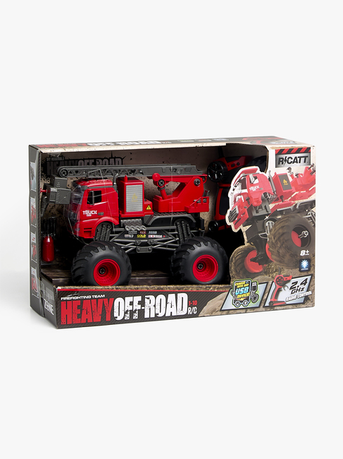 Alex's Garage Fjernstyret Heavy Off-Road Transportmiddel, Rød