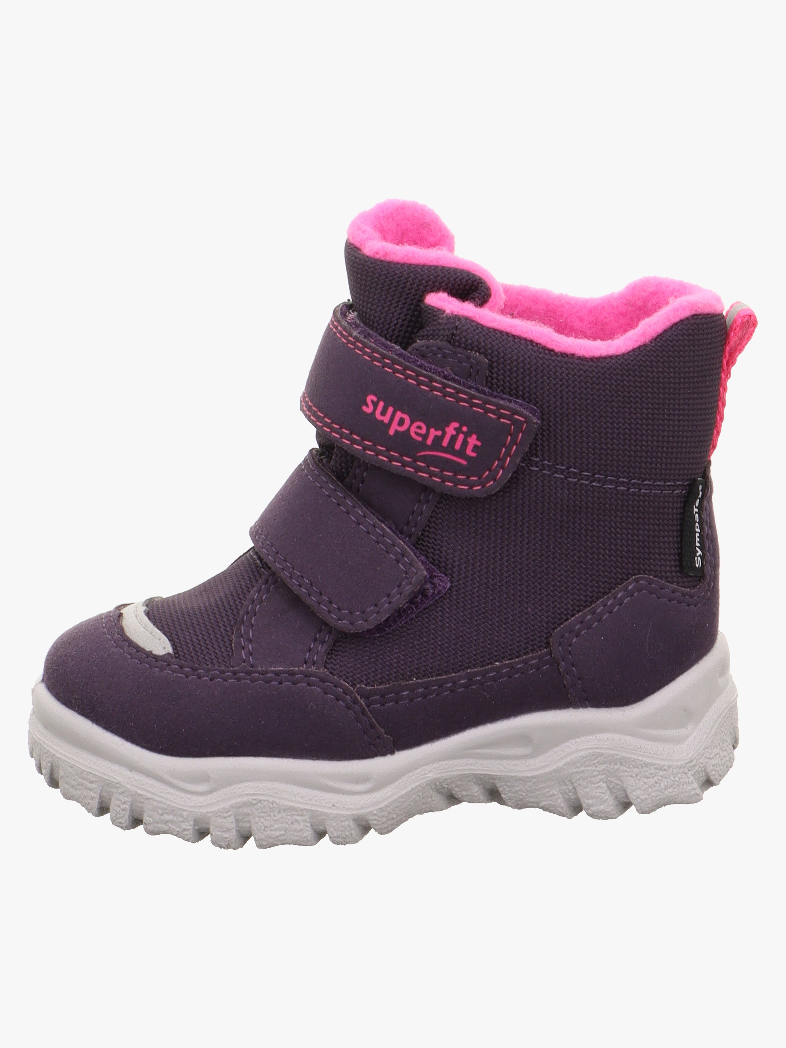 Superfit Husky1 Vinterstøvler, Dark Purple/Pink, 28