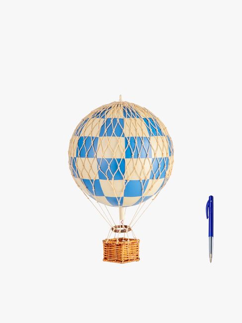 Authentic Models Travels Light Luftballon Ternet Mønster, Blå