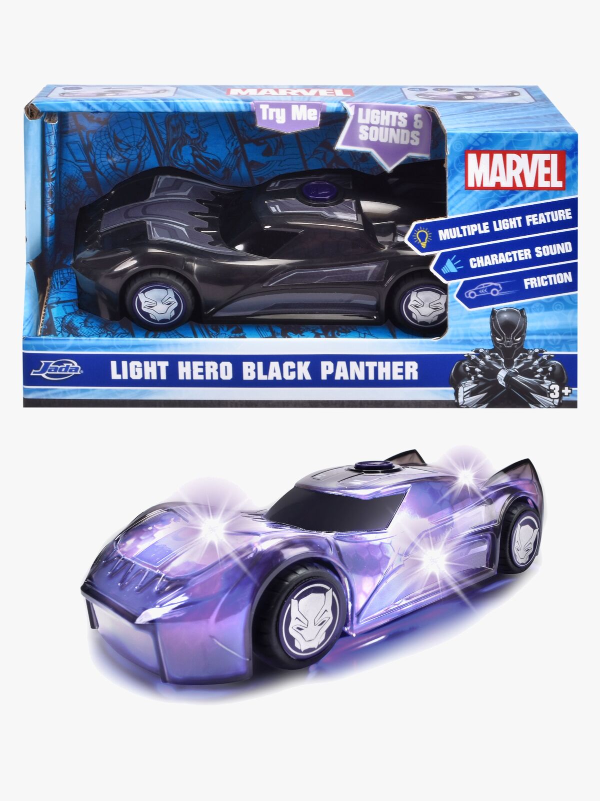 Marvel Black Panther Light-Up Bil 1:32