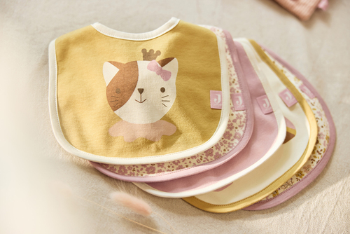 Jollein Bandana Savlemæk Vandtæt 5-pak, Flower Fairies