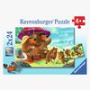 Ravensburger Bjørnefamilien Puslespil 2x24 Brikker