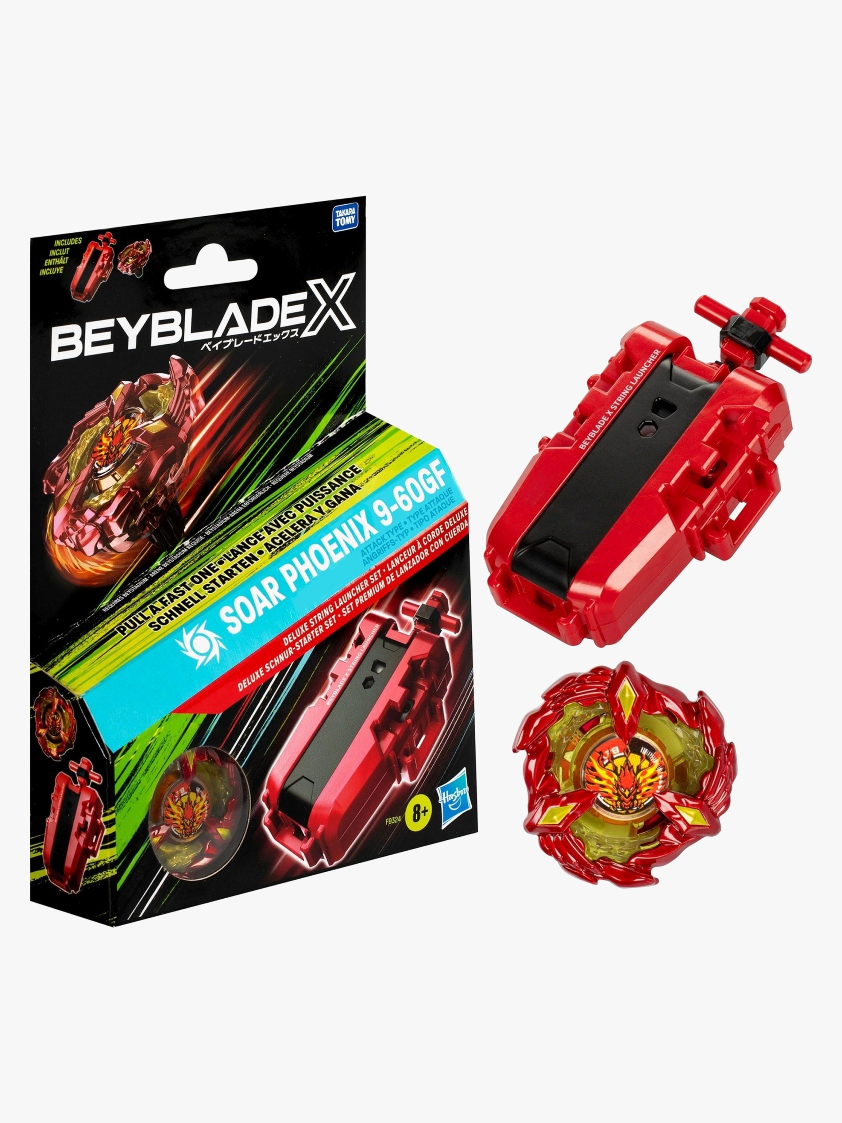 Beyblade X Soar Phoenix Deluxe String Launcher Sæt