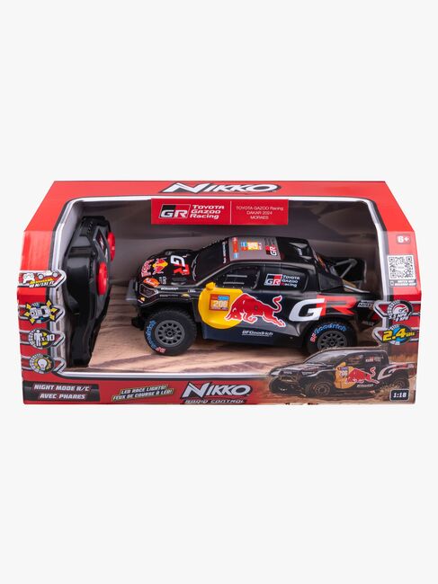 Nikko Toyota Dakar Moraes Fjernstyret Bil 1:18 med Lys