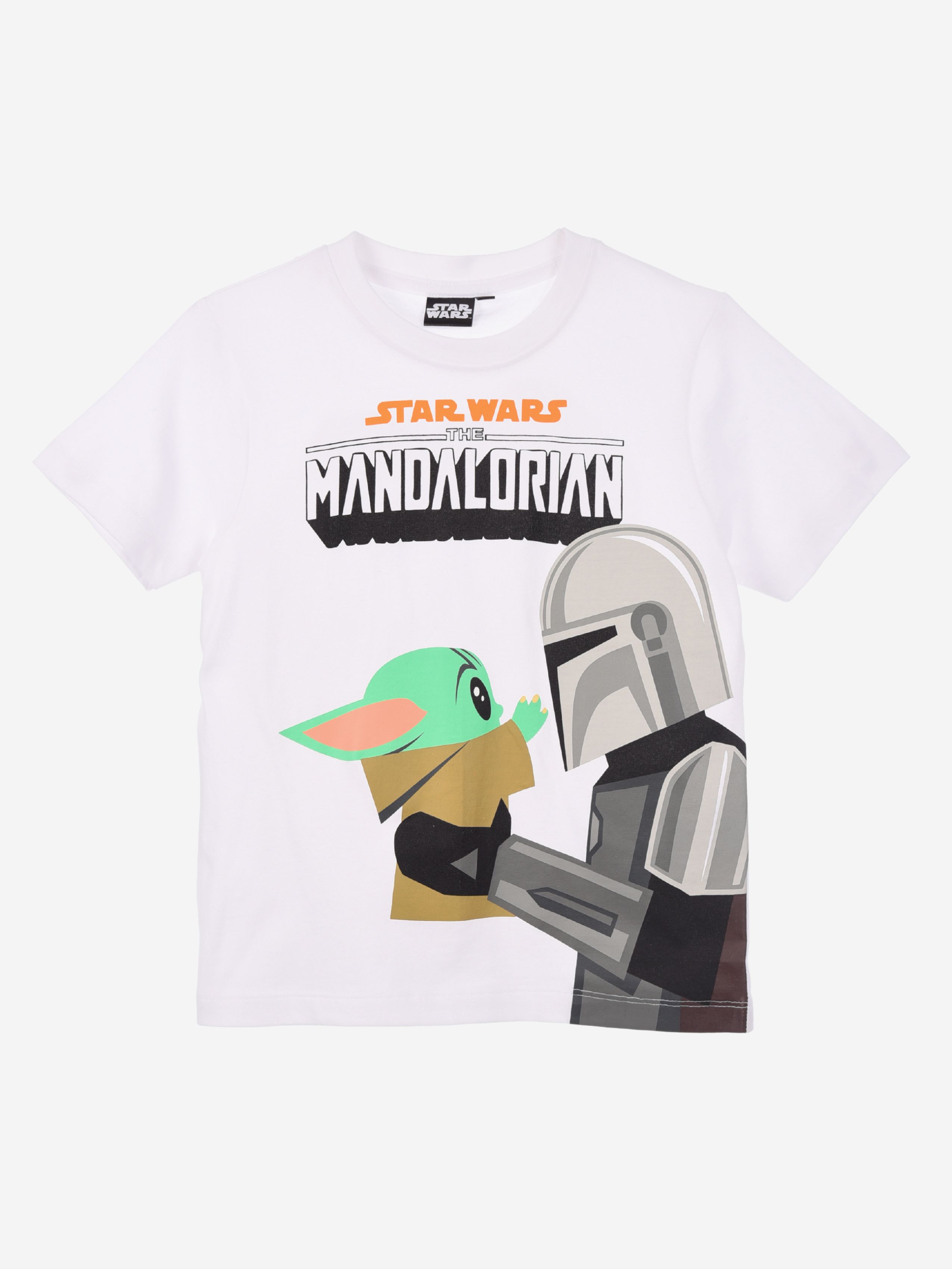 Star Wars Mandalorian T-shirt, Hvid, 98-104