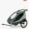 Hauck Dryk Duo Plus Cykelanhænger, Dark Green