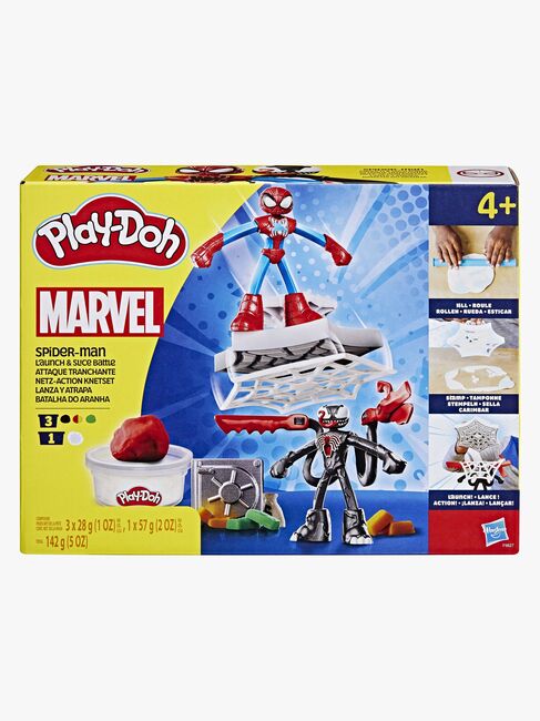 Play-Doh Spider-Man Launch And Slice Battle Legesæt