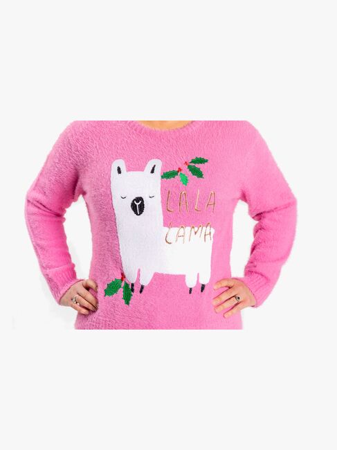 Luca & Lola Dame Trøje Lalalama Gift, Pink