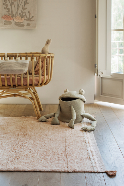 Lorena Canals  Vaskbart Gulvtæppe 90x130 Bloom, Rose