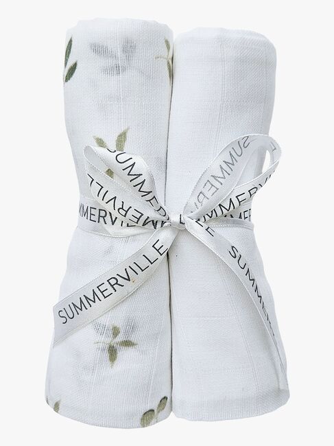 Summerville Organic Musselin Tæppe 2-pak, Sprout