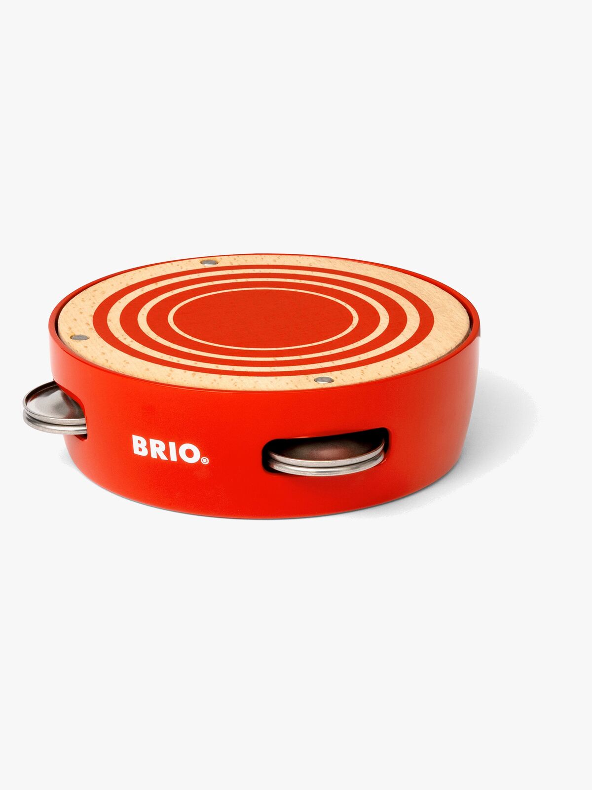 Brio 30263 Tambourine Instrument, Rød