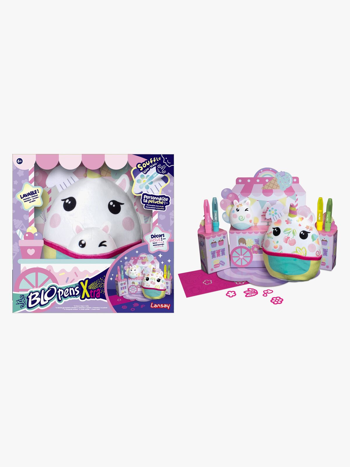 Blo Pens X-tra Candy Rose Squishy-figur med Farveblyant