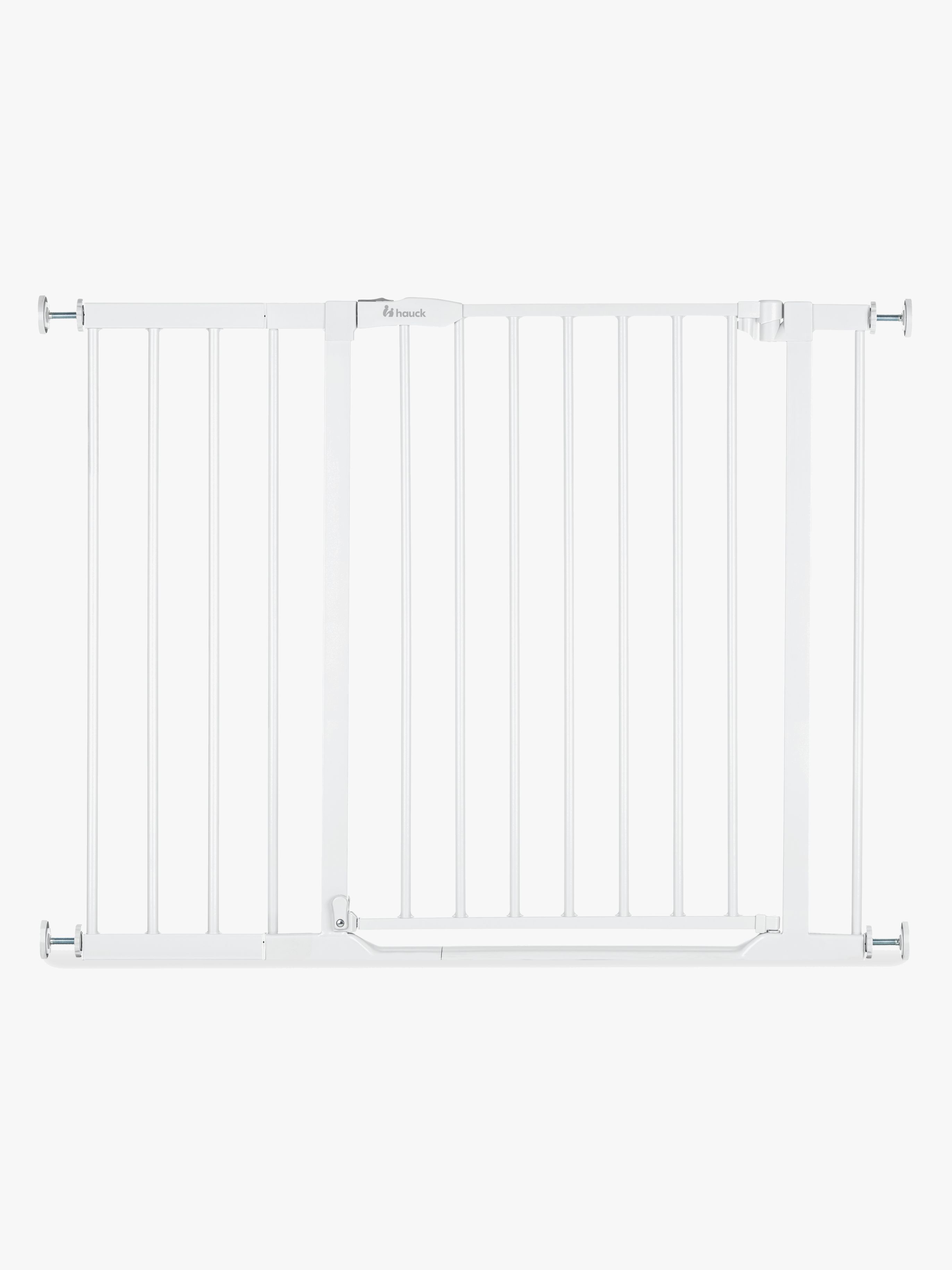 Hauck Clear Step 2 Sikkerhedsgitter + 21 cm Forlængerdel, White, Børnegitter