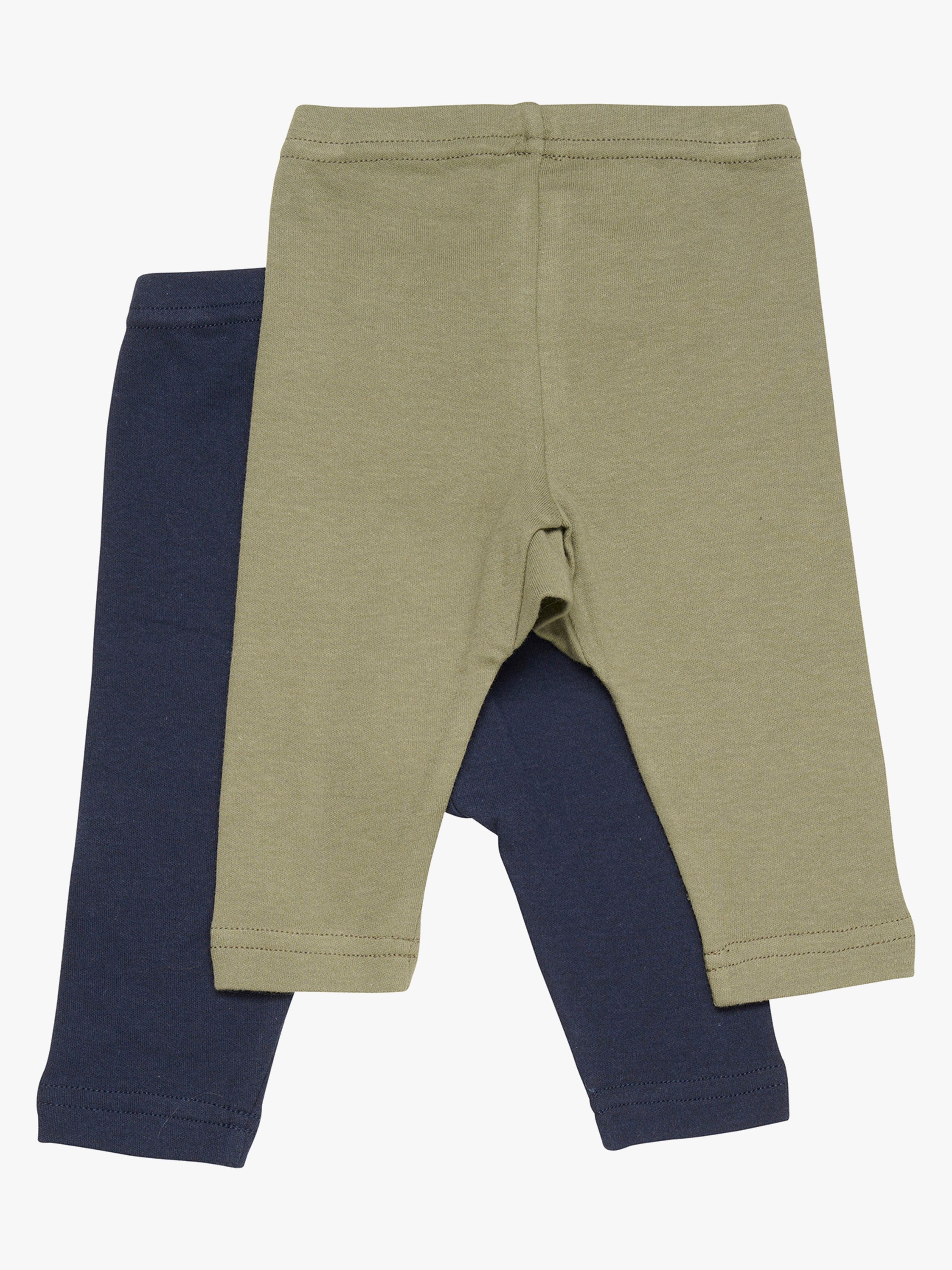 Pippi Leggings 2-pak, Deep Lichen Green, 68