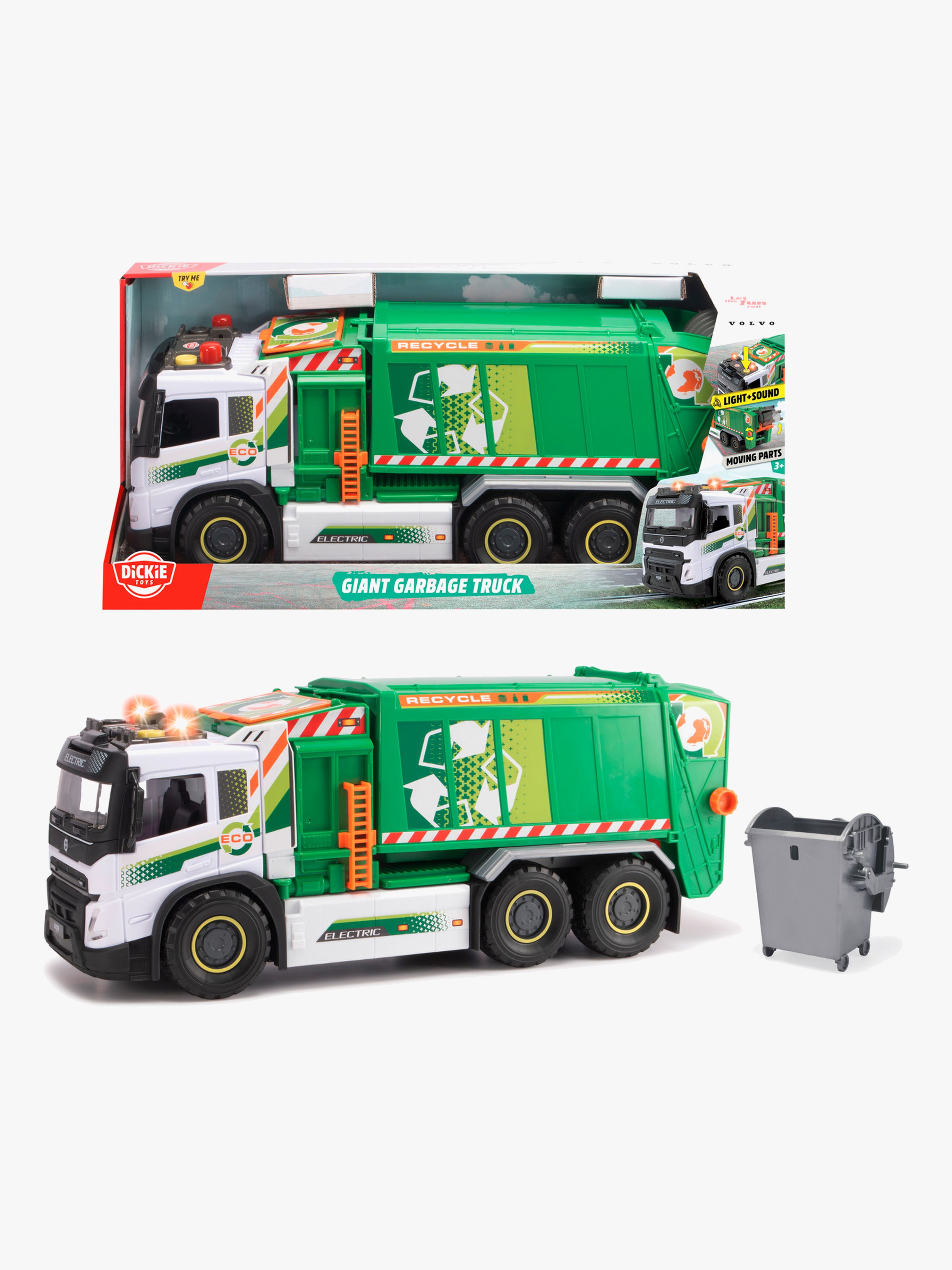 Dickie Toys Gigantisk Volvo Skraldevogn