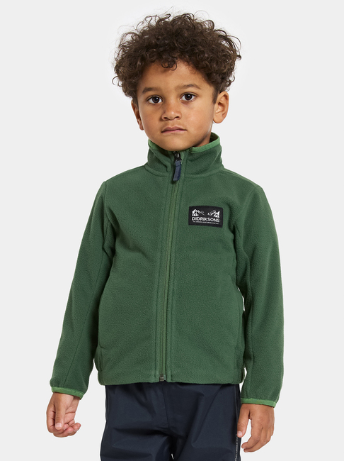 Didriksons Muskot  Vindtæt Vindtæt Fleecetrøje, Pine Green
