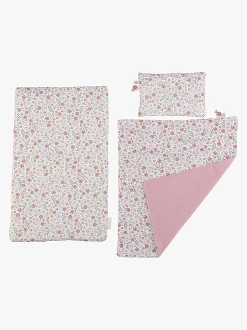 Little Dutch Dukkeseng med Sengesæt, Pink