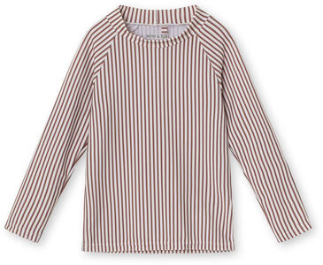 MINI A TURE Gani UV-trøje, Acorn Brown Stripes