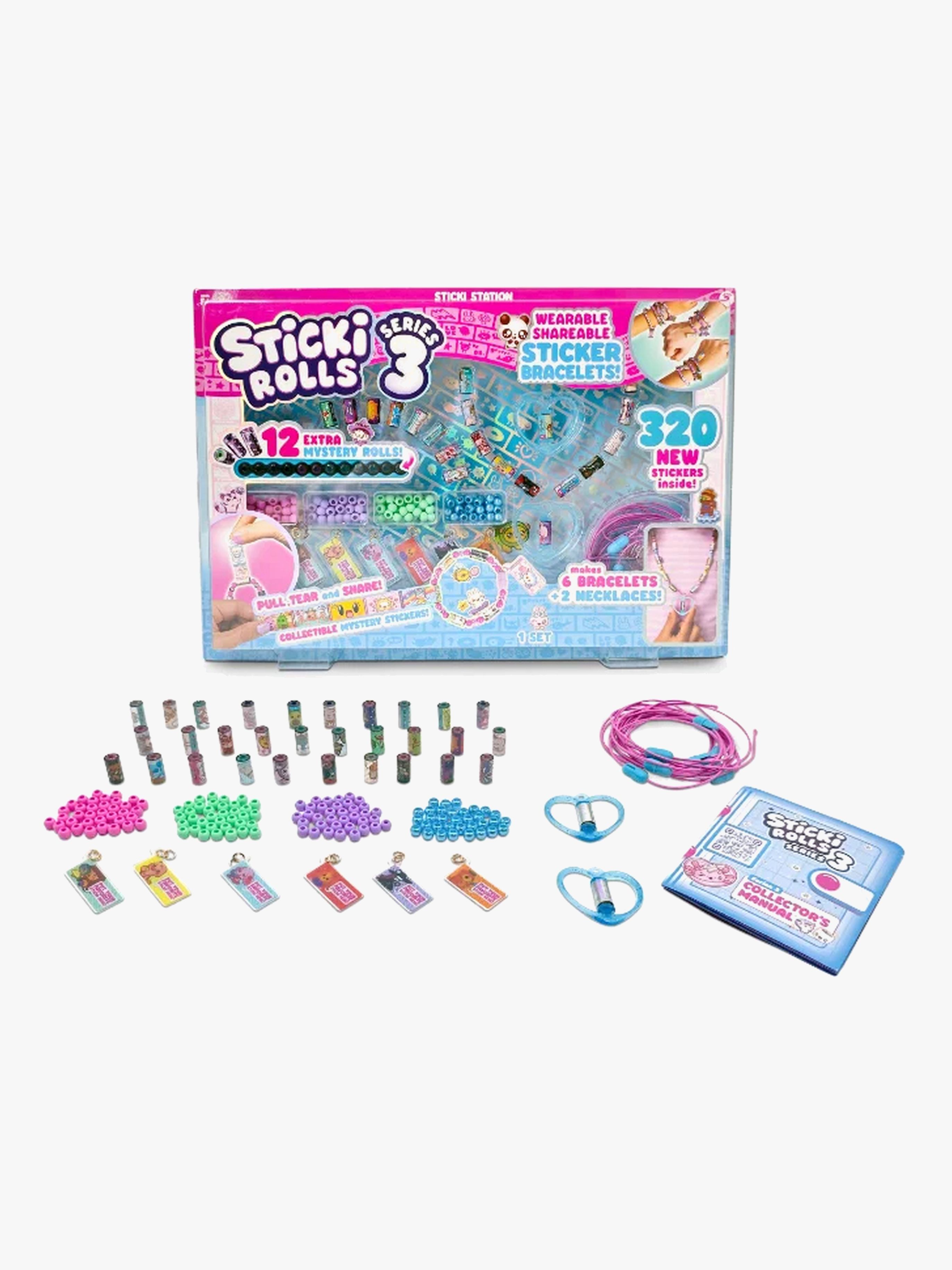 Sticki Rolls Pysselsæt Armbånd S3
