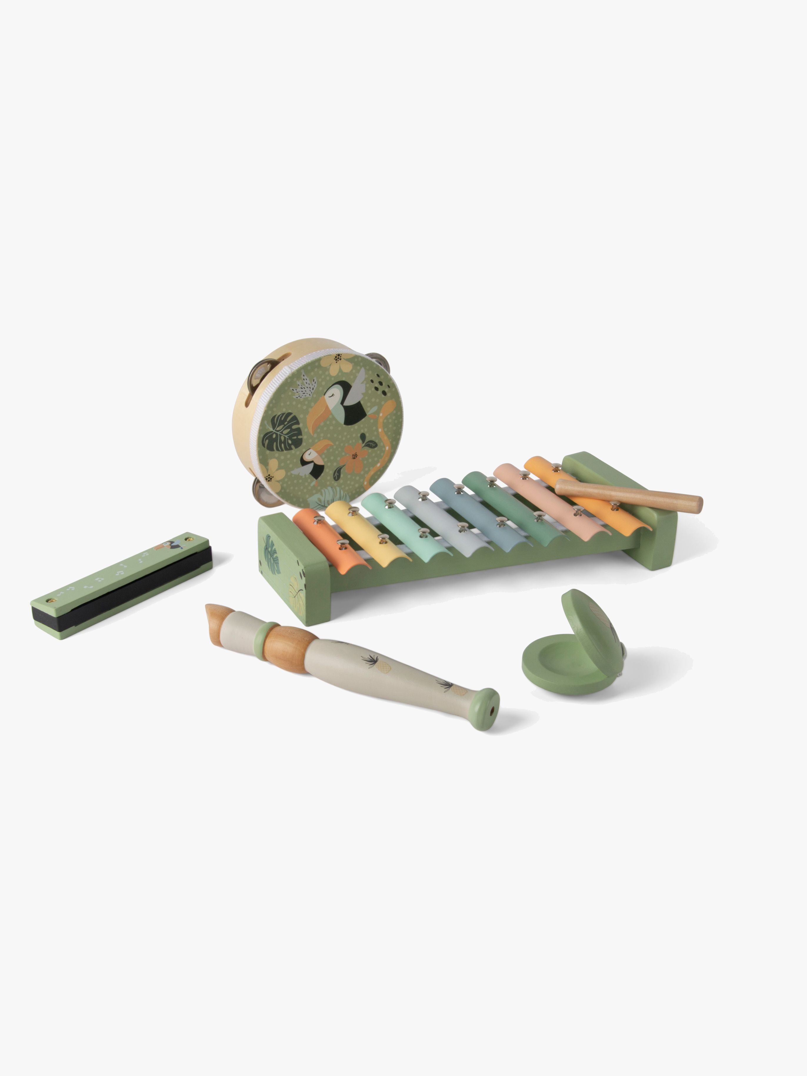 Dantoy Musiksæt Wooden In Gift Box