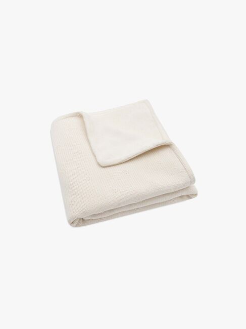 Jollein Strikket Tæppe, Ivory