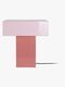 PresentTime Grato Recto Bordlampe, Rose Tan/Soft Pink